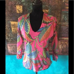 Vibrant colorful tropical 🌴 top